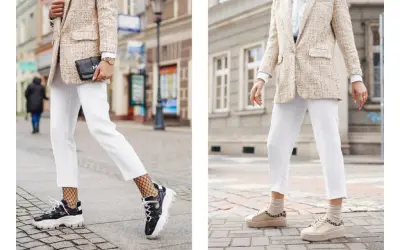 Jakie buty do białych spodni? Stylizacje damskie i męskie